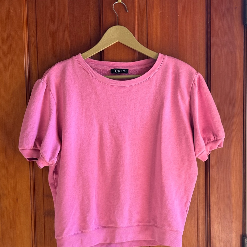J. Crew Vibrant Pink Short Sleeve Tee